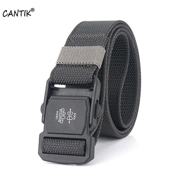 

cantik slide magnetic hard plastic buckle nylon belt light and anti allergy casual neutral belt for men cbca191, Black;brown