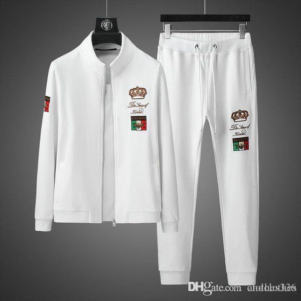 

2020 mens designer jumpsuits set brand designer running sportswear suit men's medusa men designer tracksuit tracksuit me, Gray