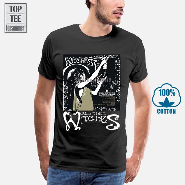 

all them witches men or women's fitted t shirt rock blues jazz music