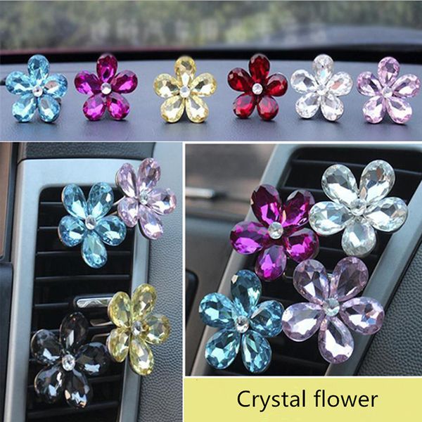 

auto outlet perfume car air freshener solid fragrance car decor ornament air conditioner vent clip