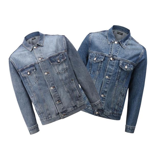 

mens graffiti denim jackets streetwear 2020 hip hop casual patchwork ripped distressed punk rock hole jeans coats outwear, Black;brown