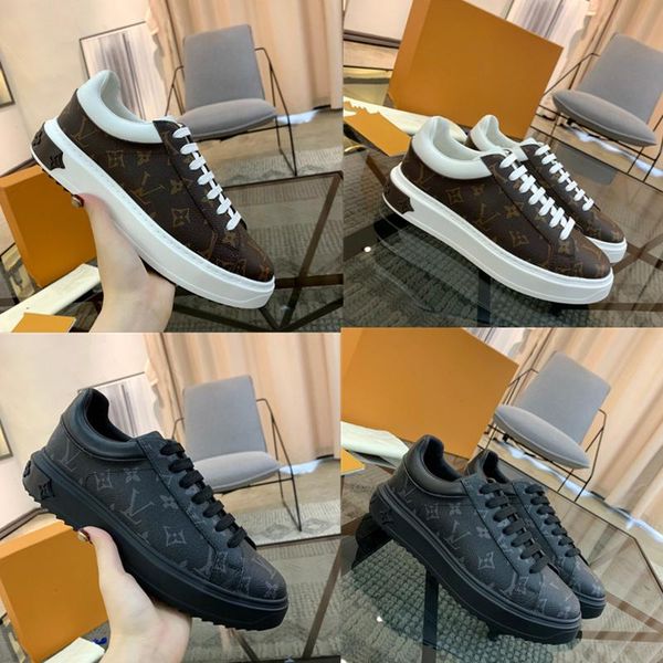 

2020 new arrival luxury men shoes casual shoes leather fashion brand casual shoes men blue, black sneakers original box size38~46, Red;white