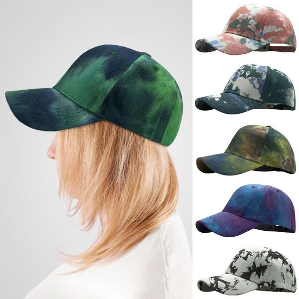 

men women summer outdoor sport baseball hat tie-dye cap breathable sports cap summer male outdoor quick dry mesh, Blue;gray