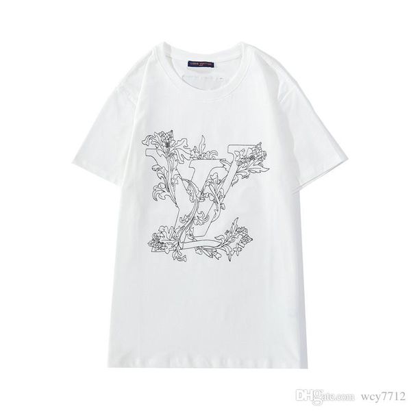 

new t shirts mens stylist t shirts summer men women tees short sleeved summer t shirt, White;black