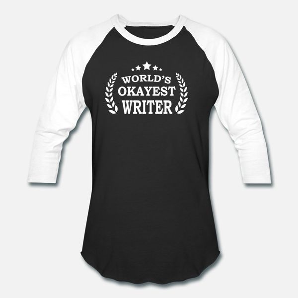 

birthday present idea for writers t shirt men knitted cotton s-3xl loose comfortable summer family shirt