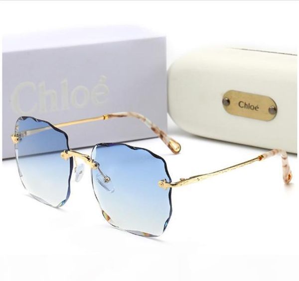 

glass lens square frame fashion women coating sunglasses summer designer vintage gradient driving sunglasses with original box, White;black