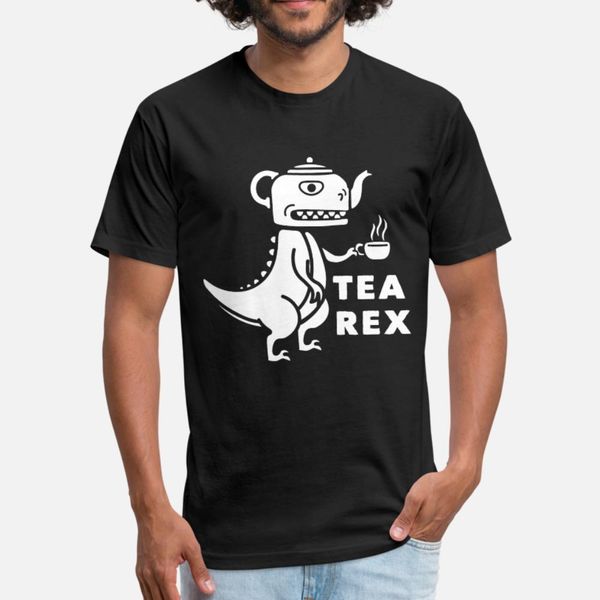 

tea rex t shirt men fitness 100% cotton o-neck formal fitness authentic summer style original shirt