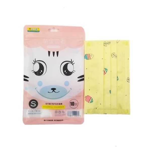 

dhl exquisite packaging student kids disposable face mask with elastic ear loop 3 ply breathable for blocking dust masks designer fashion
