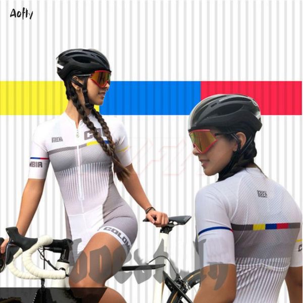 

2020 pro team триатлон женщины велоспорт джерси скафандр комбинезон майо велоспорт одежда ropa набор ciclismo красный синий стиль stripes, Black;blue