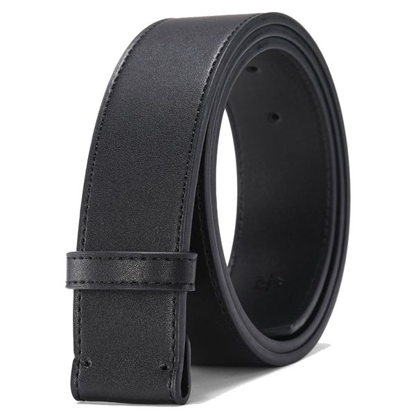 

women's faxu fashion leather belt strap, Black;brown