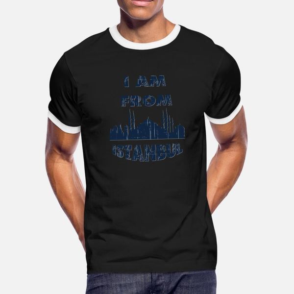 

istanbul i am from t shirt men designs short sleeve s-xxxl gents interesting new fashion summer style vintage shirt