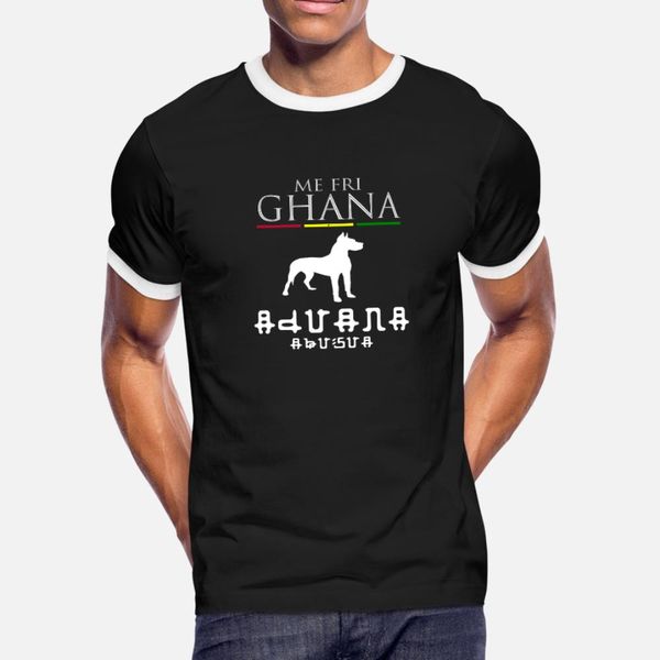 

ghana aduana dog clan emblem design t shirt men character short sleeve crew neck pattern crazy humor summer style normal shirt