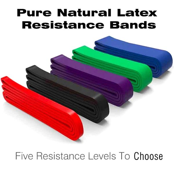 

resistance bands natural latex loop pull up assist band exercise gym fitness indoor outdoor equipment sport training