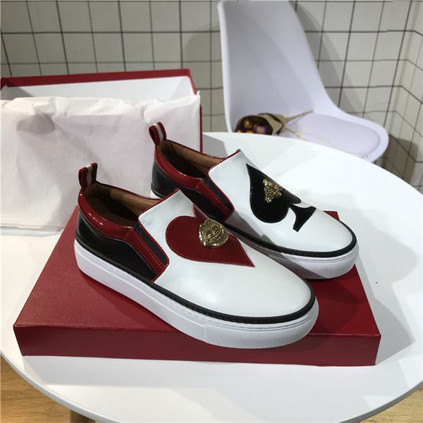 

flat shoes woman casual loafers women leather ladies shoes tide sapato feminino round toe buty damskie fashion zapatos de mujer, Black