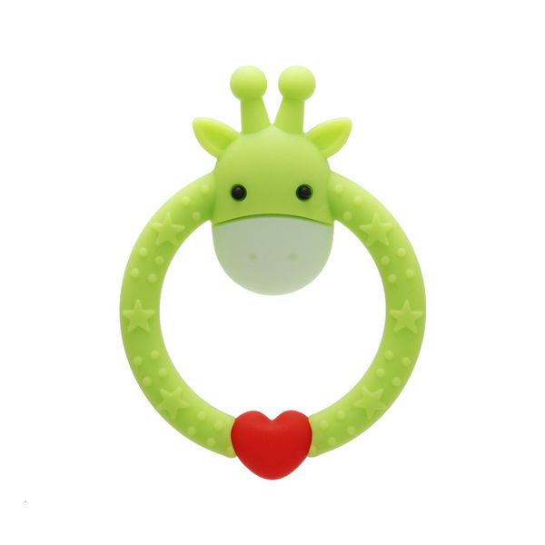 

boys girls round seer cartoon silicone baby molar stick maternal and child supplies bite teether