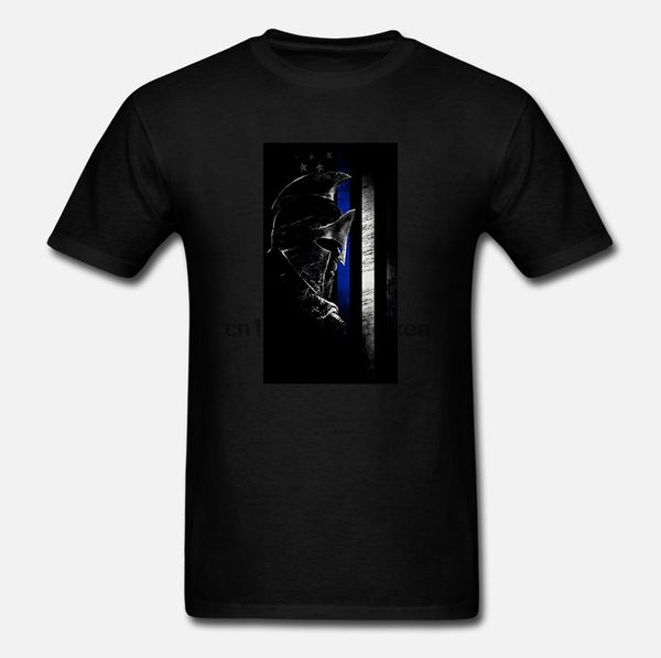 

men t shirt spartan thin blue line women t-shirt