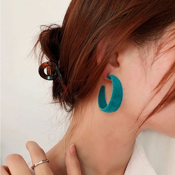 

2021 korea new elegant big exaggerated geometric metal fashion earrings halloween hoop earring for women jewelry gifts wholesale, Golden;silver
