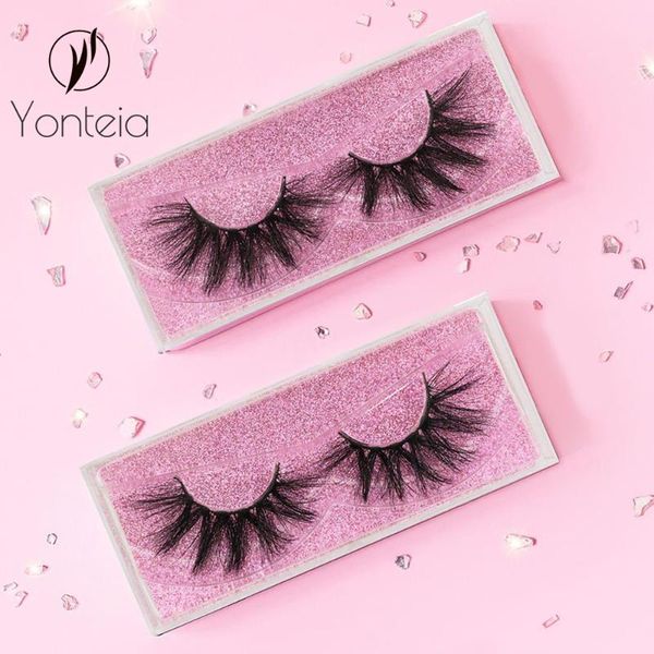 

yonteia 3d mink eyelashes criss-cross false eyelashes cruelty volume mink lashes dramatic eye lashes makeup tools makeup