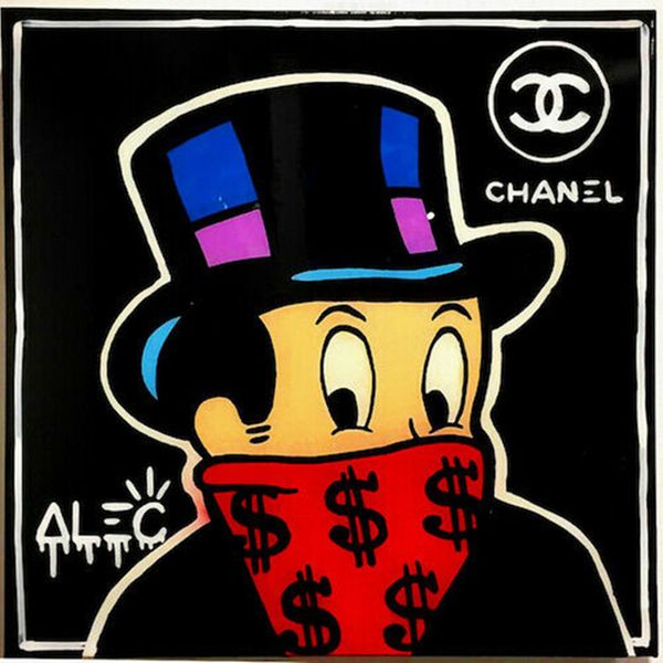 

alec monopoly graffiti art wall decor richie portrait home decor handcrafts /hd print oil painting on canvas wall art canvas pictures 200821