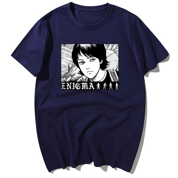 

мода япония аниме стиль graphic футболки 2020 летняя мужская тенниска вскользь хлопка тенниску harajuku streetwear мужская одежда