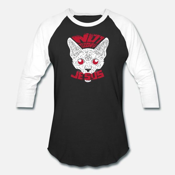 

funny satanic not today jesus lucifer gift idea t shirt men personalized 100% cotton s-3xl clothing fit casual summer style formal shirt