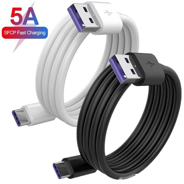 

5a super fast charging type c usb 3.1micro 5pin 1m 3ft usb cable for samsung s8 s9 s10 s20 huawei android phone pc