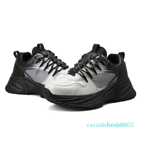 

fashion tripler luxury run away pulse men triple-s indoor soccer designer oxford tennis shoe platform trainers casual sneakers c02, Black