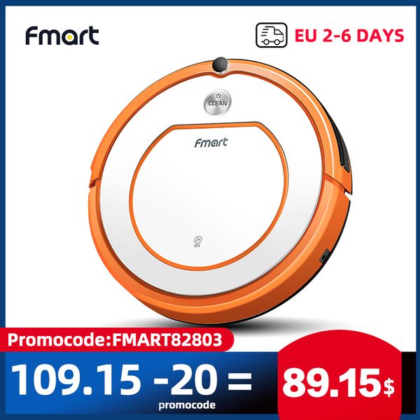 

fmart yz-q2 robot vacuum cleaner vacuum wet mopping &dry pet hair and hard floor auto charging