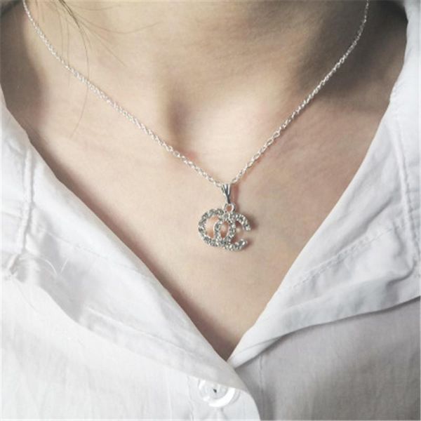 

in 2020, japan and south korea new necklace european and american letter necklace selling line pendant wholesale, Silver