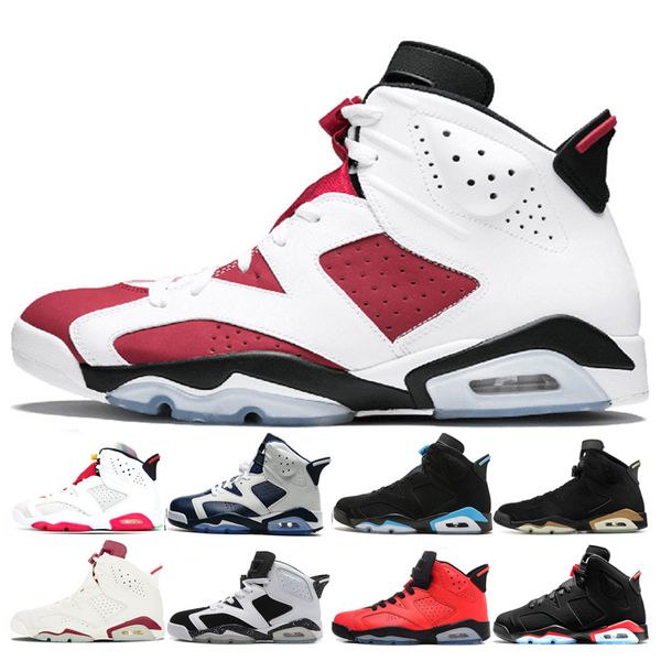 

2020 6 men basketball shoes carmine unc 6s alternate hare white infrared jumpman trainers reflective sport blue angry bull stylist sneakers