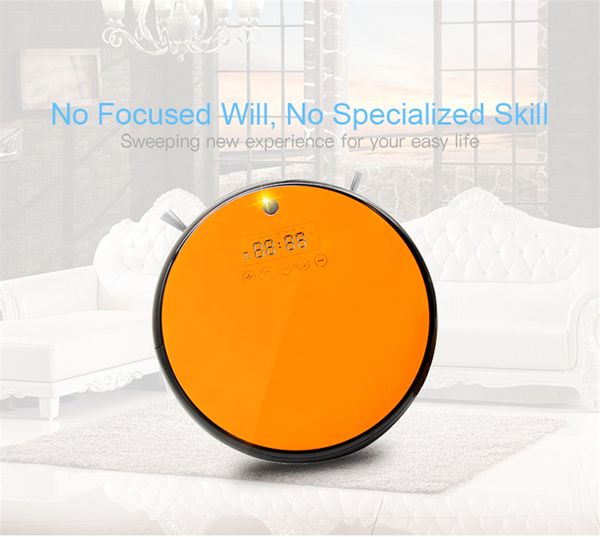 

robotic vacuum cleaner smart vacuum cleaner robot wet mopping planned path 2600mah battery for pet hair thin carpets