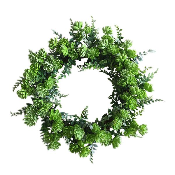 

spring succulents wreath front door decor rustic home decor wreath door