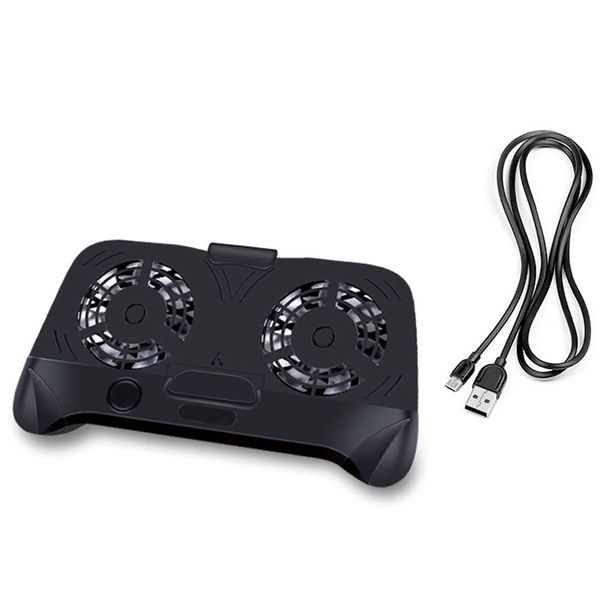 

mobile phone cooler fan general game cooling heat sink radiator adapter cooling sticker double fan for phone