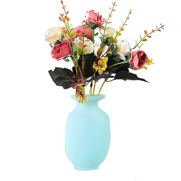 

flower pot silicone vase storage home no trace multifunction diy wall hanging