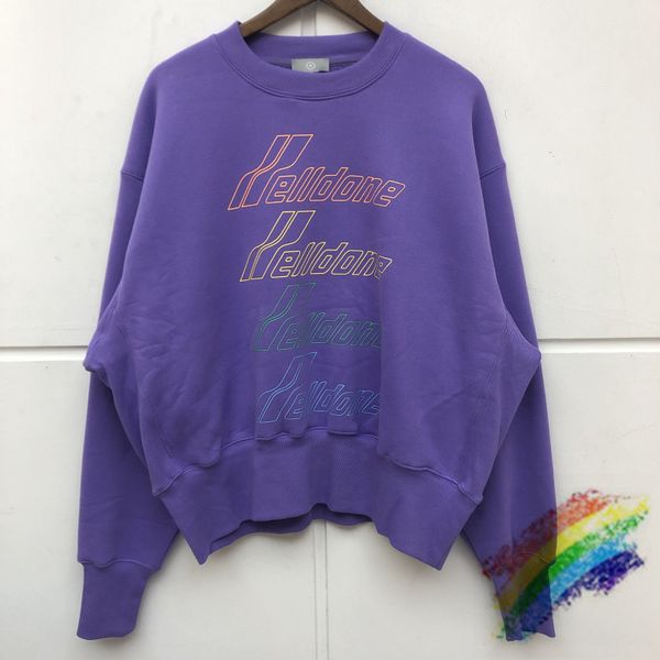 

4colors heavy fabric crewneck men women streetwear sweatshirts, Black