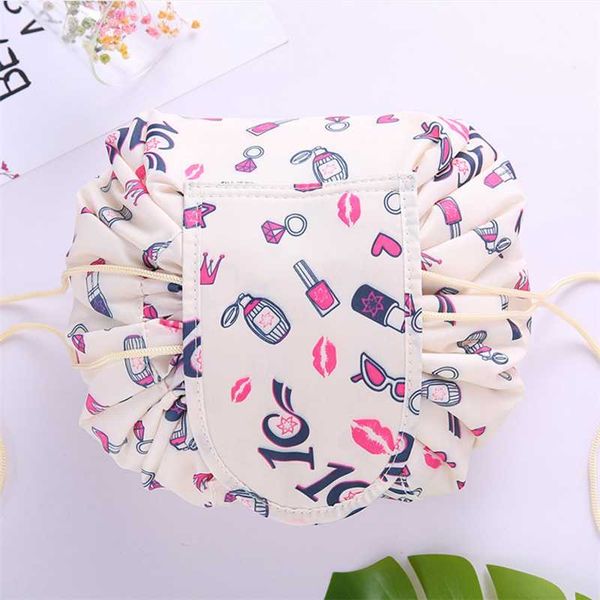 

vogvigo animal floral women drawstring travel cosmetic bag makeup bag organizer case storage pouch toiletry beauty kit cartoon