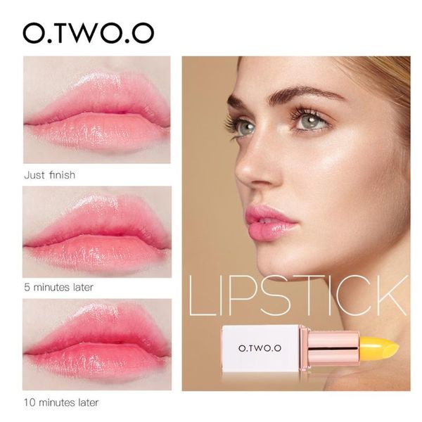 

o.two.o beauty bright aloe crystal jelly lipstick magic temperature change color lip lipsticks beauty lips ld