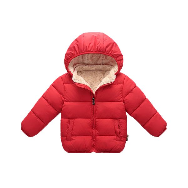 

baby girls & boys winter jackets kids thickening padded coat toddler outerwear clothes children warm jackets for girls 1-5y, Blue;gray