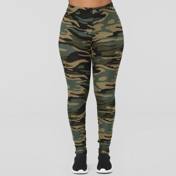 

yoga leggings sport women workout fitness slim gym running riding long sweatpants camouflage print trouser, White;red
