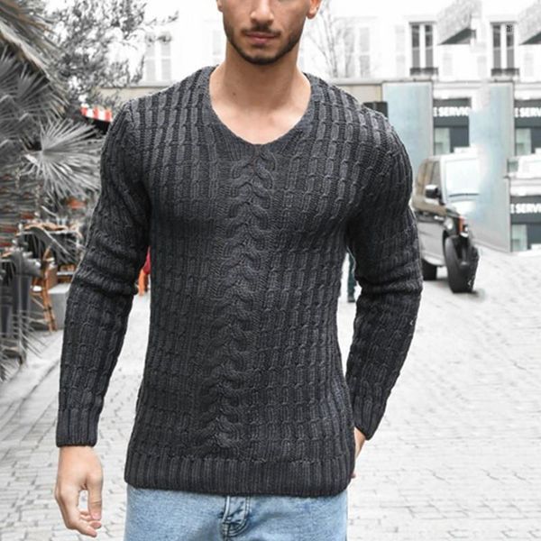 

loose knitting pullover 20aw mens designer sweater casual solid color o neck long sleeve plus size sweater men, White;black