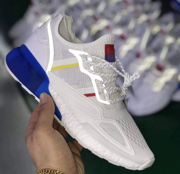 

2020 ad 36-45 originals zx 2k white popcorn slipper sandal designer women sneakers platform shoes men basketball outdoor joo8272, Black