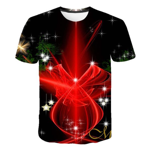 

christmas o collar lovely snowflake anime red party 3d print shirts anime horror hentai men clothing
