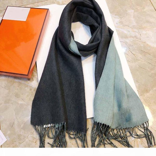

autumn and winter new oumeifeng gift scarf women pure color warm shawl dual purpose manufacturers wholesale, Blue;gray