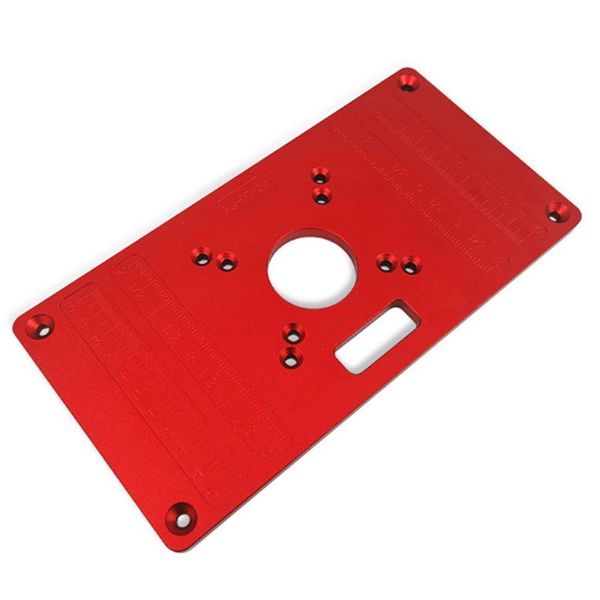 

router table saw insert base plate aluminum alloy trimming machine flip board 24ba