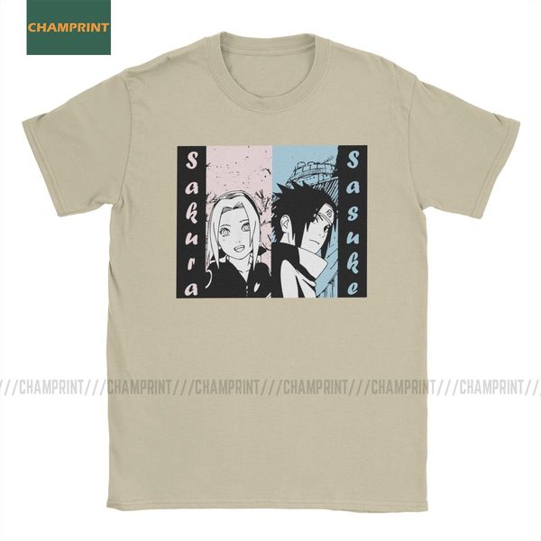

men's sakura and sasuke naruto t shirts akatsuki pein anime itachi uchiha uzumaki cotton short sleeve tee shirt 6xl t-shirts