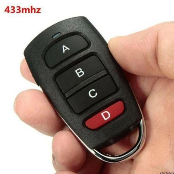 

universal cloning electric gate garage door remote control key fob 433mhz cloner 4-channel car