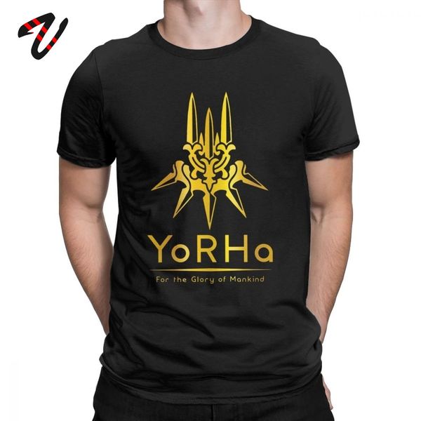 

purified vintage tee shirt men t shirts yorha nier automata vintage 100% cotton oversize clothes short sleeve crew neck t-shirts