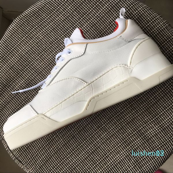 

new arrivals men women black suede genuine leather red bottom platform sneakers,designer luxury trainers thick bottom casual shoe 35-46 l14