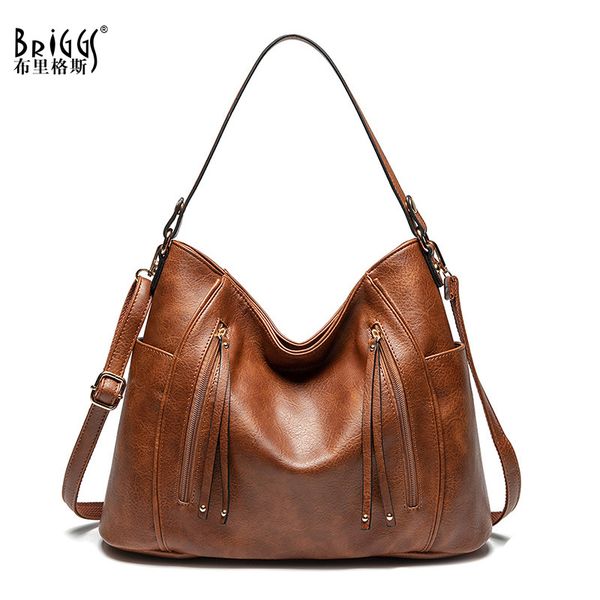 

briggs handbags for women shoulder bag female crossbody messenger bag ladies fashion tote pu leather women