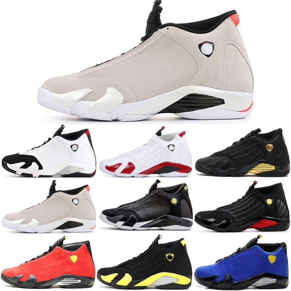 

classic 14 reverse ferrar men 14s yellow basketball shoes thunder last ssports sneakers candy cane rip hamilton mens trainers, Black